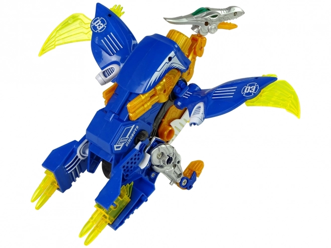 Dinobots 2v1 dinosaurus pterosaur na šipky s terčem