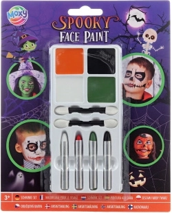 Moxy malování na obličej – děsivý Halloween