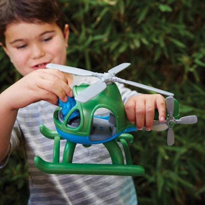 Helikoptéra Green Toys modrá