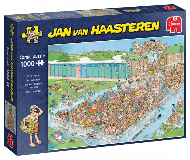 Puzzle Hromada v bazénu 1000 dílků od Jana van Haasterena