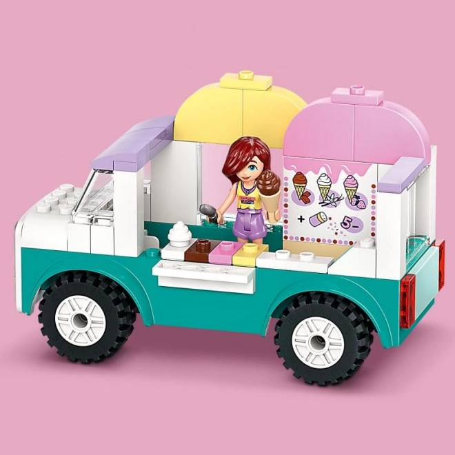Lego Friends zmrzlinářská dodávka v Heartlake městě
