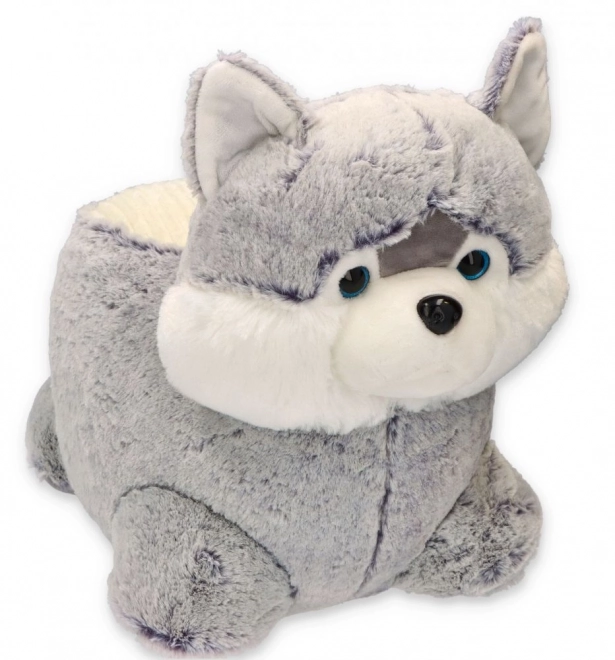 Plyšový polštářek husky