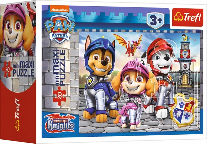 Puzzle Tlapková patrola miniMAXI 20 dílků