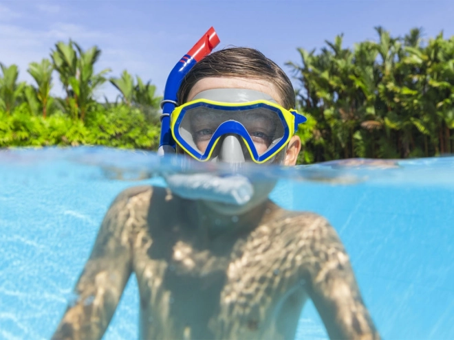Bestway potápěčská maska a šnorchl Hydro Swim – Červená