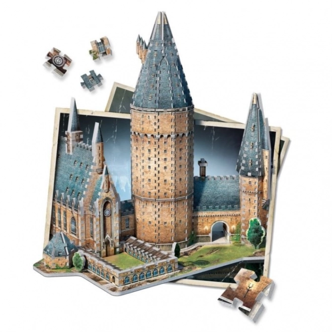 WREBBIT 3D puzzle Harry Potter: Bradavice, Velká síň 850 dílků