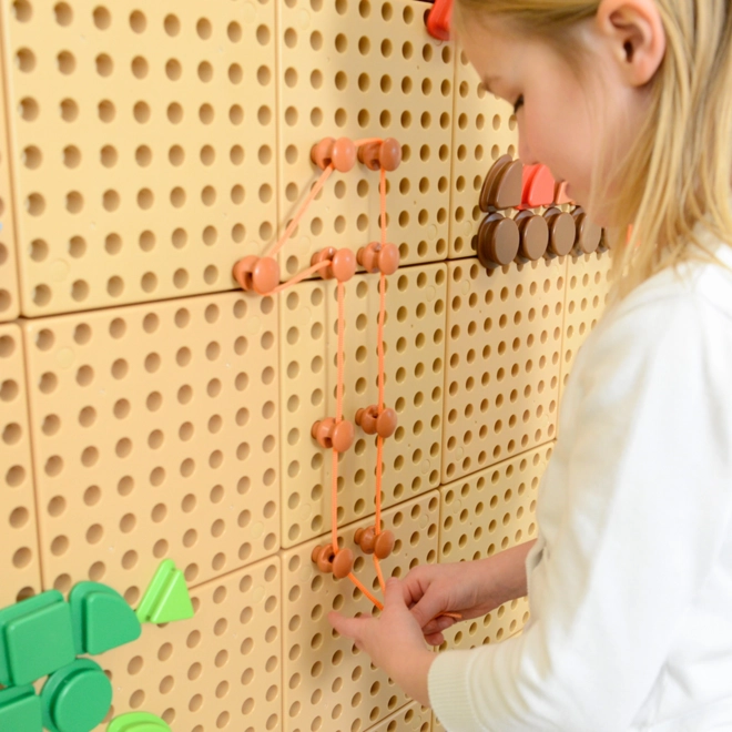Masterkidz sada kolíčků a šňůrek na STEM vědecko-kreativní tabuli