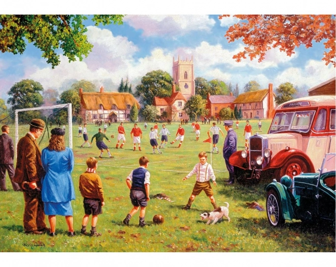 GIBSONS Puzzle Pohled od postranní čáry 2x500 dílků