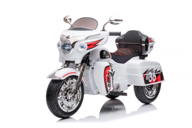 Nabíjecí tříkolová motorka Goldwing White