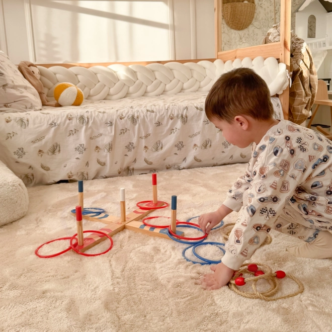 Dřevěná hra Ring Cross od Tooky Toy