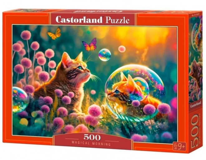Puzzle 500 dílků Magical Morning s kočkami