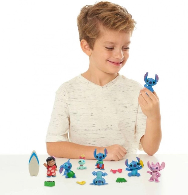 Sada figurek Stitch Deluxe