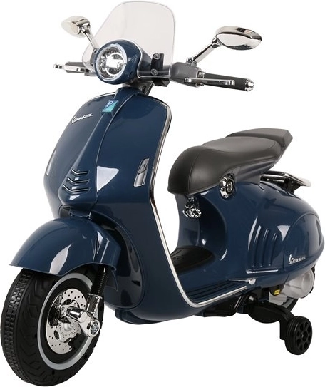 Dětský elektrický skútr Vespa GTS 300 modrý
