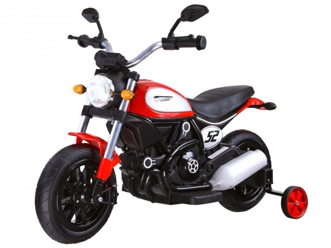Motorka na baterie Street Bob pro děti – Černá