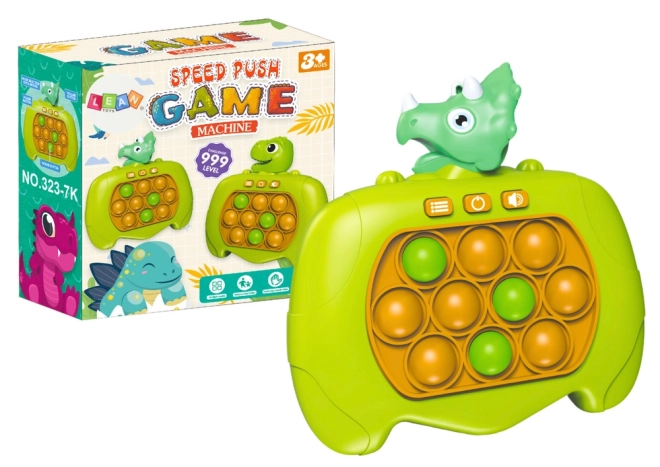 Pop-It Console 999 úrovní Dinosaur Green Hra na obratnost