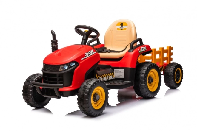Bateriový traktor BBH-030 červený