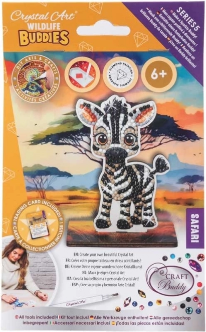 Diamantové malování Safari: Zebra
