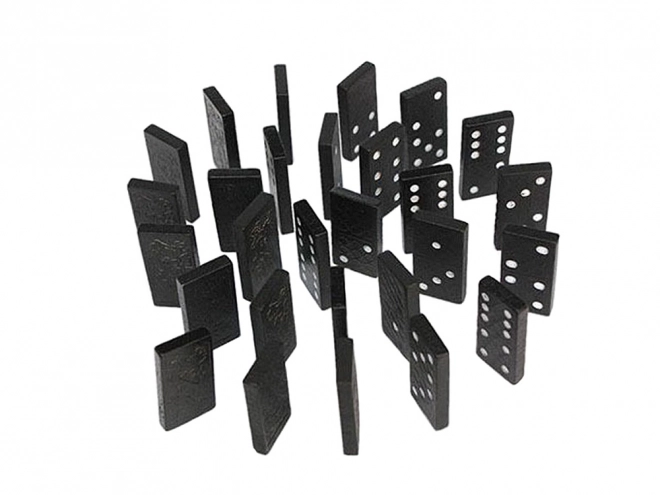 Dřevěné domino v krabici