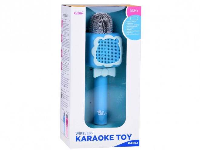 Bezdrátový mikrofon pro děti karaoke zábava – Růžová