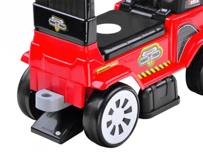 Jeździk Traktor s Přívěsem – Červená
