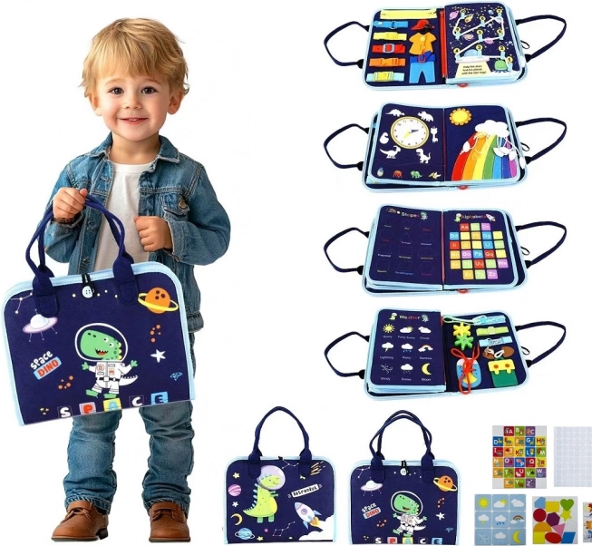 Senzorická busy kniha vesmír 2Kids Toys