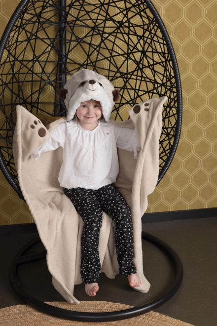 Hřejivá deka s kapucí Surikata od Cozy Noxxiez