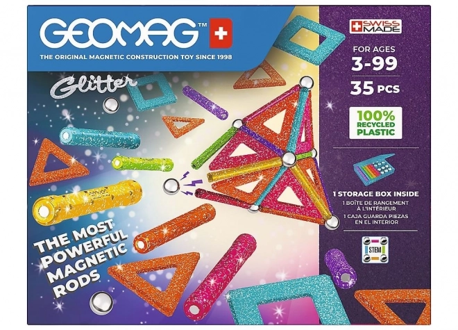 Geomag Glitter 35 dílků