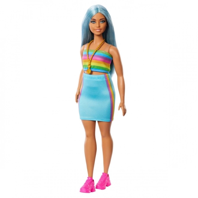 Barbie Fashionistas dlouhé modré vlasy