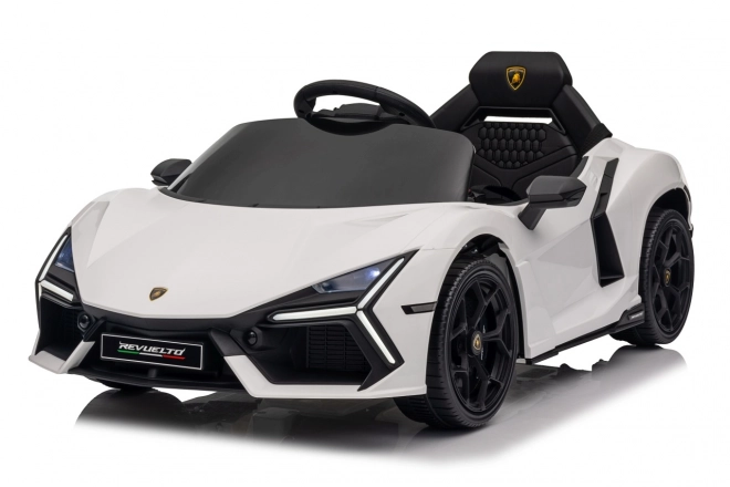 Dětský elektrický vůz Lamborghini Revuelto bílý