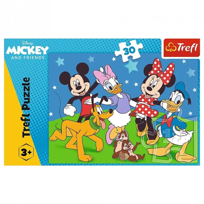 Puzzle 30 dílků Mickey Mouse