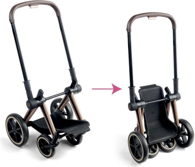 Kočárek pro panenky Cybex 3 v 1 Černý