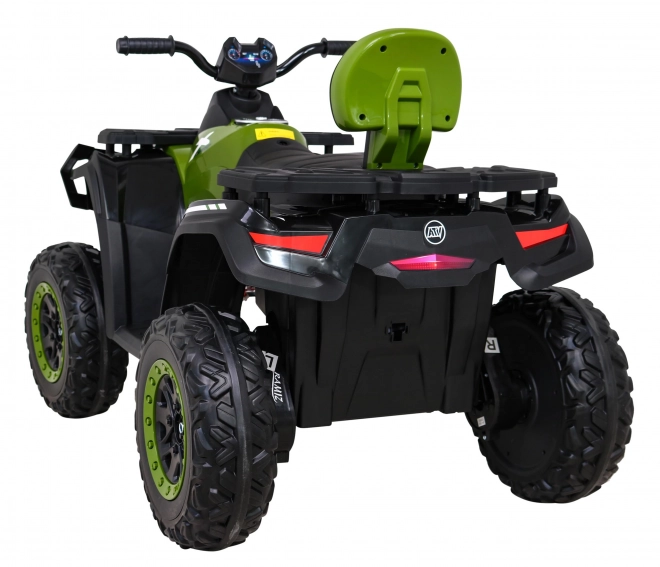 Čtyřkolka XT-Speed pro děti Zelená + 4x4 + EVA + Pomalý start + Rádio MP3 + LED dioda