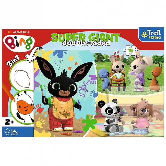 Velké puzzle Vesele den s Bingem