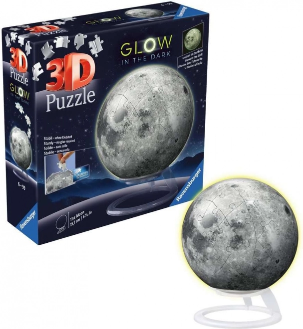Puzzle-Ball Měsíc svítící ve tmě