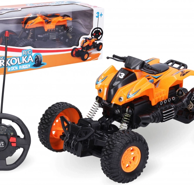 Rock Buggy RC čtyřkolka na dálkové ovládání 22 cm – český obal