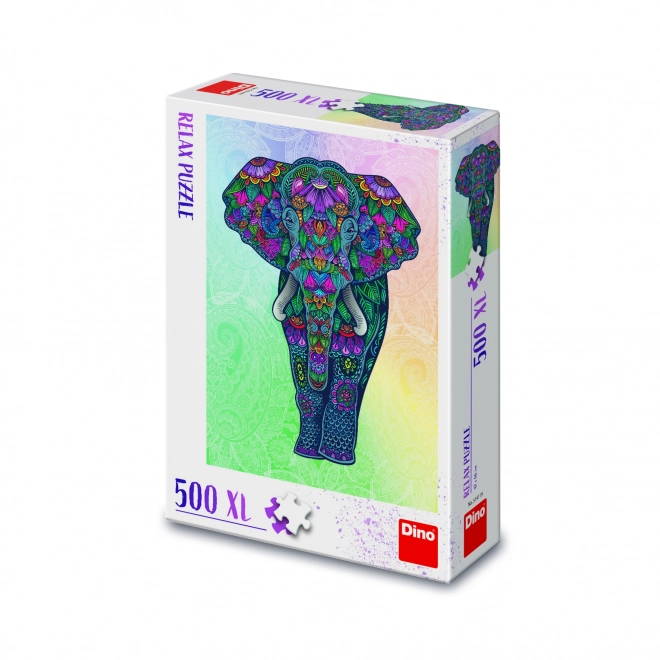 DINO Relax puzzle Slon XL 500 dílků