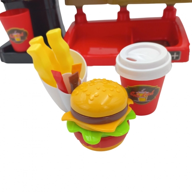 Fast Food XXL s pokladnou a dávkovačem od WOOPIE