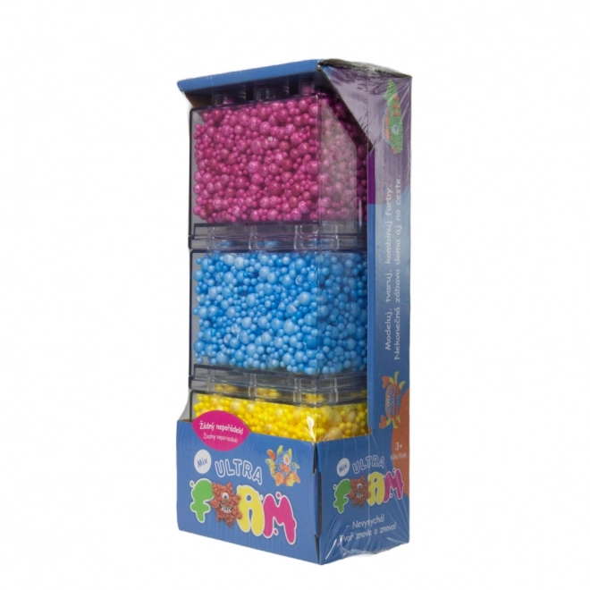 Ultra Foam 3 pack mix (balení 3 kusů modrá, nachová, žlutá)