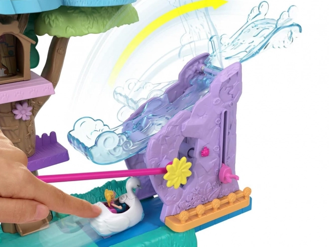 Polly Pocket Sada figurek Zvířecí dobrodružství Domeček na stromě