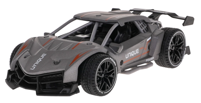 Kovový automobil POWER – Stříbrný