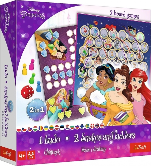 Hry Disney Princezny: Člověče, nezlob se a Hadi a žebříky