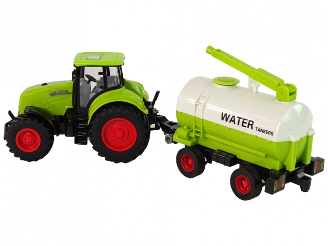 Traktor s přívěsem Velká kola Zelená farma
