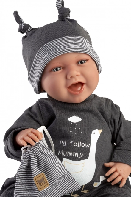 Realistická panenka New Born se zvuky - 42 cm