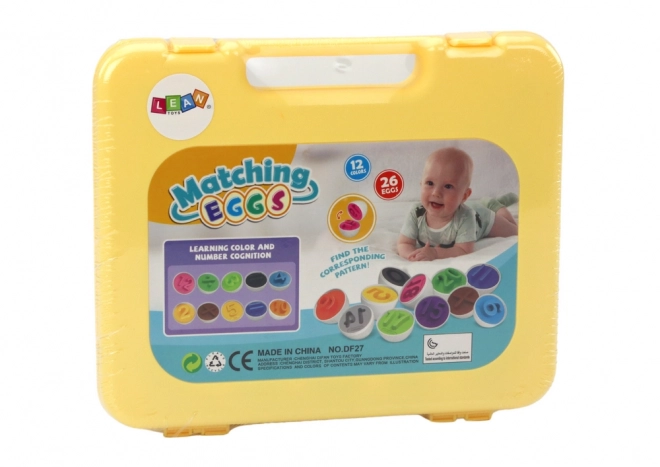 Vzdělávací puzzle s vajíčkem Učíme se čísla a barvy