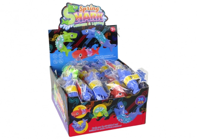 Stretch Shark Anti-stress Luminous Pop Tube LED