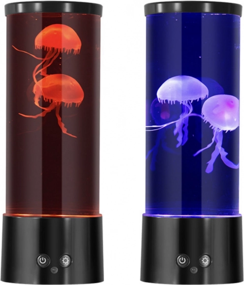 Ozdobná LED lampička s medúzami na baterie a USB kabel