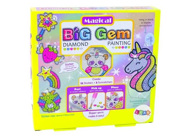 Diamantové vyšívání Kreativní sada Samolepky Lepení diamantů
