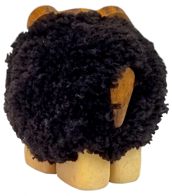 Dřevěná dekorativní figurka Medvěd XL Pompon
