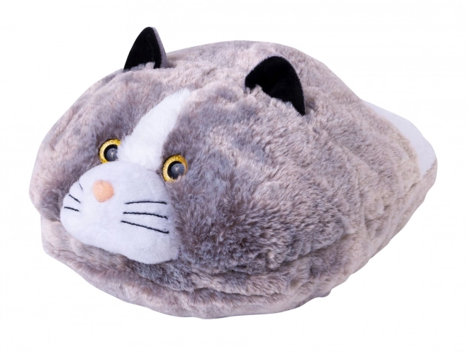Hřejivý plyšový pantofel Kočka Cozy Noxxiez