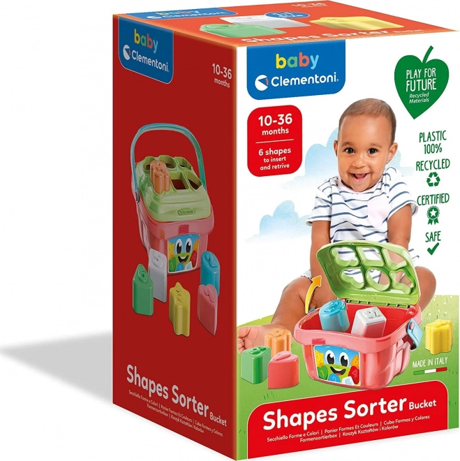 Kyblík na třídění tvarů CLEMENTONI BABY Play for Future