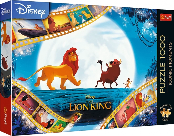 Puzzle Premium Plus Ikonické Momentky: Lví král 1000 dílků